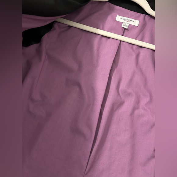 Isaac Mizrahi Retro Black Women's Cropped Blazer, Size 6 - Picture 3 of 14